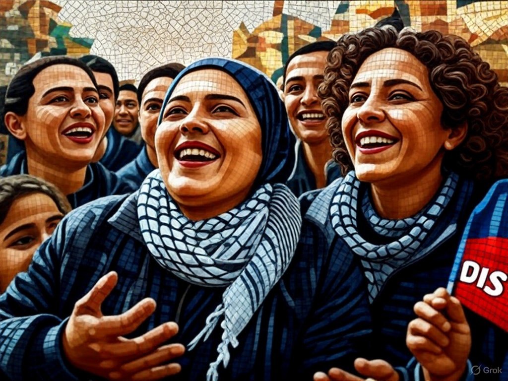 عدت سنين وتفوت سنين ونبضك مليان وجع مليان أنين وصراخ ولادك مكتوم حزين أنتي أم مات ضناها قدام عينيهاوبكت عليه دم قلبها
 أنتي عروسه مات عريسها وسابها لحزنهاأنتى أبويا إنتي أمي إنتي دمك هو دمي أنتي أختي ف العروبه بس لأ وألف لأ هيجي يوم وبيان الحق من السلاسل تتحرري وينتهي وجع السنين