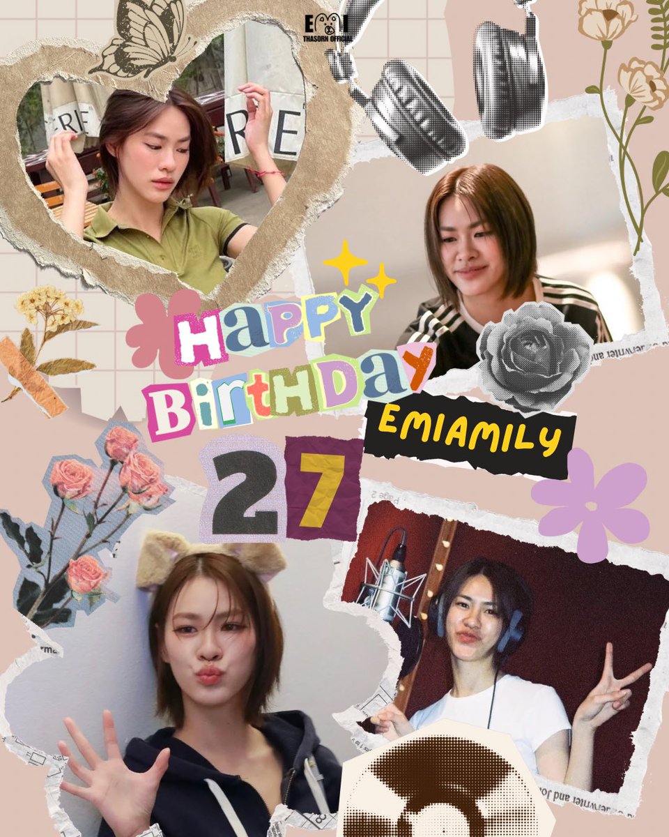HAPPY BIRTHDAY EMI
#Happy27thEmiamilyDay
꒰ #emiamily <a href="/emiamily/">เอหมี</a> ꒱ 

ปีนี้เป็นอีกปีที่เอมี่ได้เติบโตแบบก้าวกระโดด ดีใจมาก ๆ ที่ได้อยู่เป็นส่วนเล็ก ๆ ในการเติบโตของเอมี่ ขอให้ในอนาคตเอมี่ส่องแสง เปร่งประกายแบบนี้ต่อไปเรื่อย ๆ

ขอให้ทุกความพยายามแสดงผล ขอให้ทุกอย่างเป็นอย่างที่หวัง
