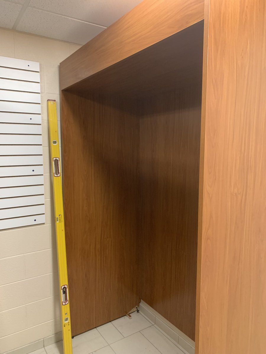 Post Compete to Win!@VMIAthletics Fueling Station update! The cabinetry and slatwall is in. Still more work to be done! Thank you Keydet Nation! 
#RahVaMil