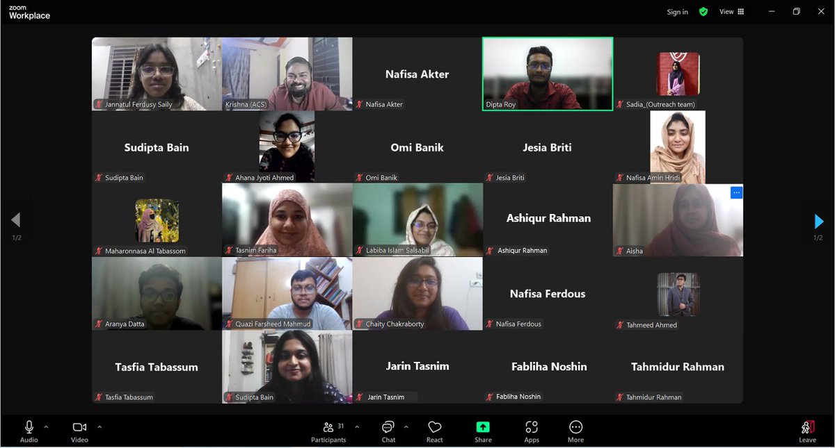BuetAcs's tweet photo. Huge thanks to Dr. Krishna Raghav Chaturvedi, Outreach manager of the @AmerChemSociety for the insightful session on writing effective cover letters &amp; resumes, hosted by BUET ACS Student Chapter. Grateful for your guidance and thanks to all participants!
#BUETACS
#ACSStudent https://t.co/HNwFCx0bdM