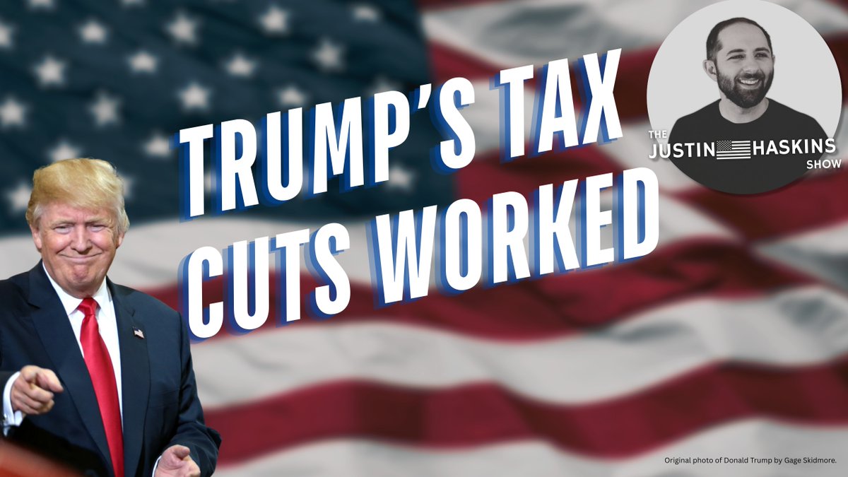 JustinTHaskins's tweet image. 🚨BREAKING: New study shows the Trump tax cuts benefitted working- and middle-class Americans the most. Many filers saved THOUSANDS. Watch my latest episode for proof ➡️youtu.be/jciIEvVSPJA #HeartlandInstitute #Trump #TaxCuts #TCJA #TaxCutsAndJobsAct
