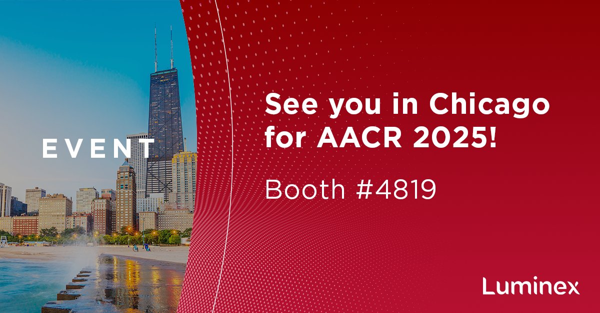 Heading to #AACR2025? Visit booth #4819 in Chicago! Explore how xMAP® accelerates biomarker discovery &amp; visit our Partner Corner to meet <a href="/Thermo/">thermo</a> Fisher, @Bio-Techne, &amp; <a href="/MilliporeSigma/">MilliporeSigma</a>. Learn about their kits &amp; best multiplexing practices. #xMAP #CancerResearch #ImmunoOncology