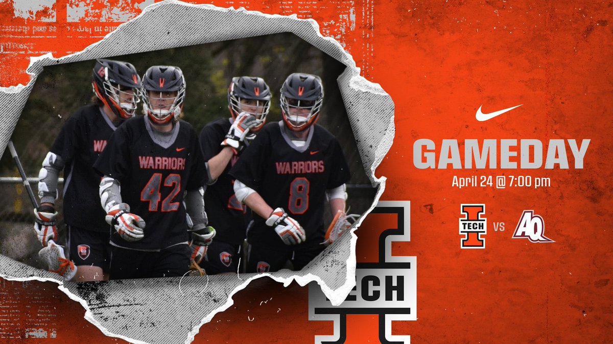 IT’s GAMEDAY! 

Your Warriors take on #8 Aquinas College in the WHAC Semi-Finals tonight on Warrior Athletic Field! Opening face-off is set for 7pm. 
#GoWarriors #BOOM #WHAC #Playoffs