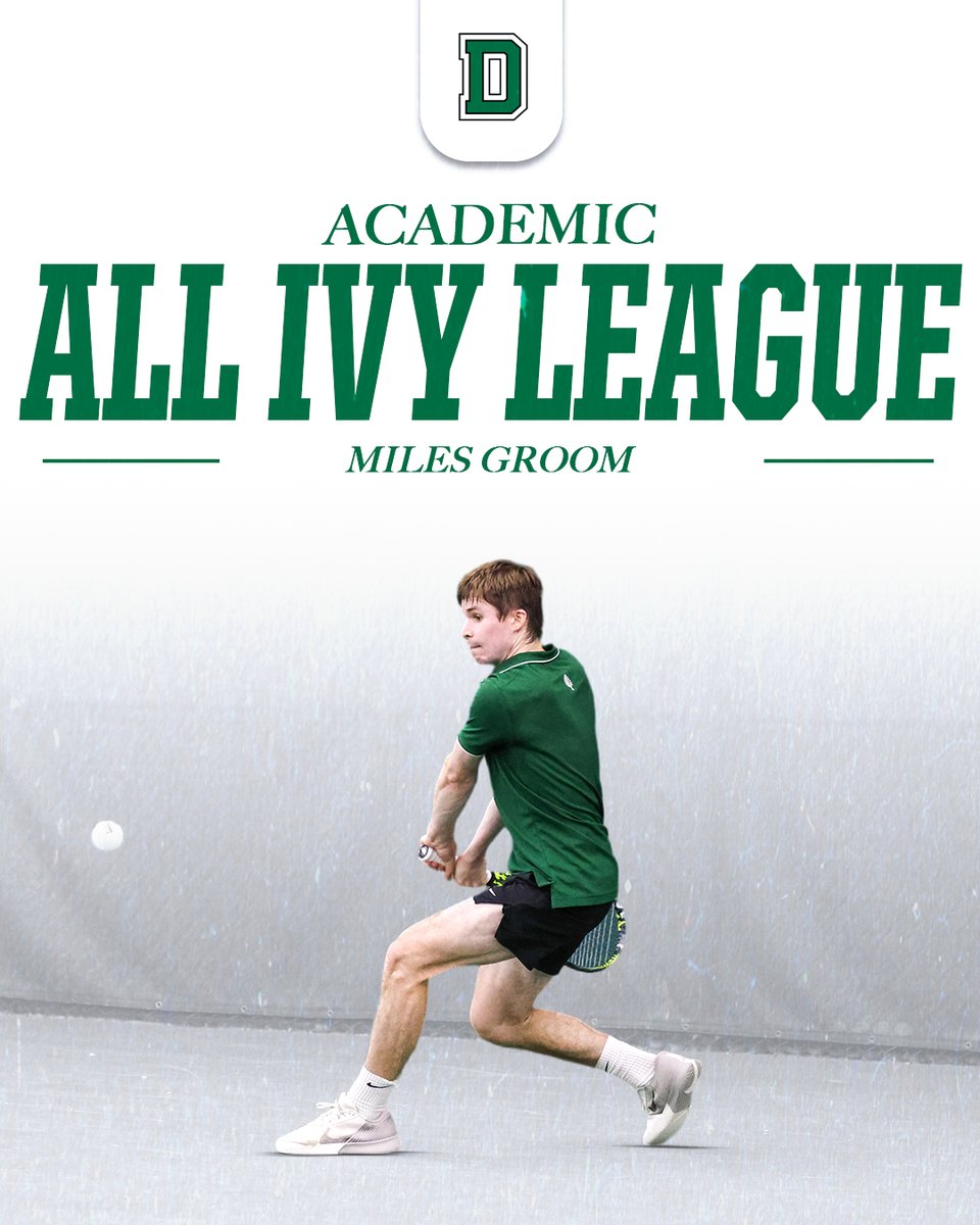 Dartmouth Men's Tennis (@dartmenstennis) on Twitter photo 📰| Hikaru Takeda and Miles Groom have earned <a href="/IvyLeague/">Ivy League</a> honors
📰: dartsports.co/4cMRGgV
#GoBigGreen | #TheWoods🌲 📰| Hikaru Takeda and Miles Groom have earned <a href="/IvyLeague/">Ivy League</a> honors
📰: dartsports.co/4cMRGgV
#GoBigGreen | #TheWoods🌲