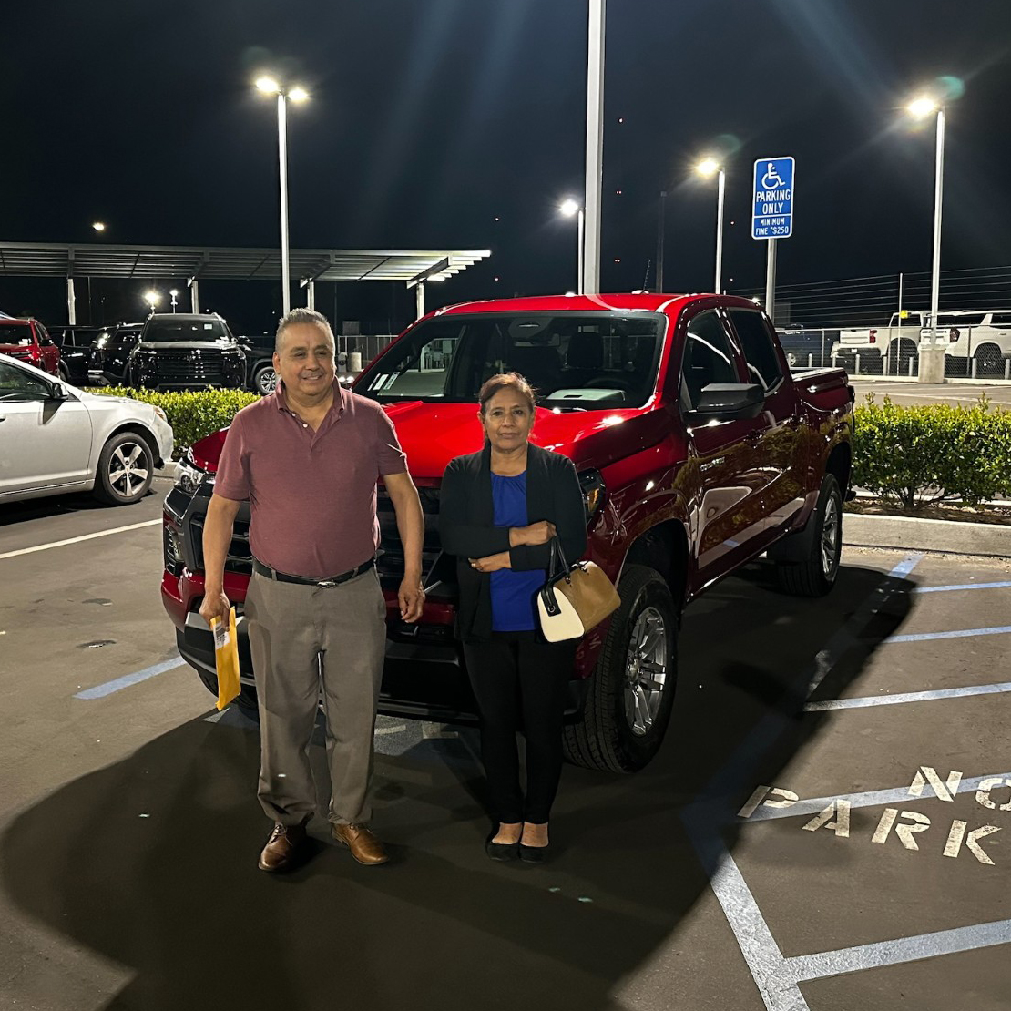 Congrats Juan and Georgina on your 2025 Chevy Colorado! Happy customers, happy rides! Come to Three-Way Chevrolet and let our team assist you in finding the perfect vehicle for your lifestyle. #chevy #bakersfield