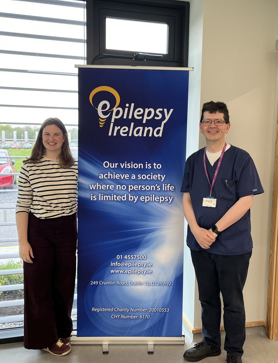 We are here at the new Outpatient Department at Merlin Park Hospital providing information and raising awareness with Ms. Catherine Caffrey, Community Resource Officer, Epilepsy Ireland for the West and North West 

#raisingawareness #epilepsysupport