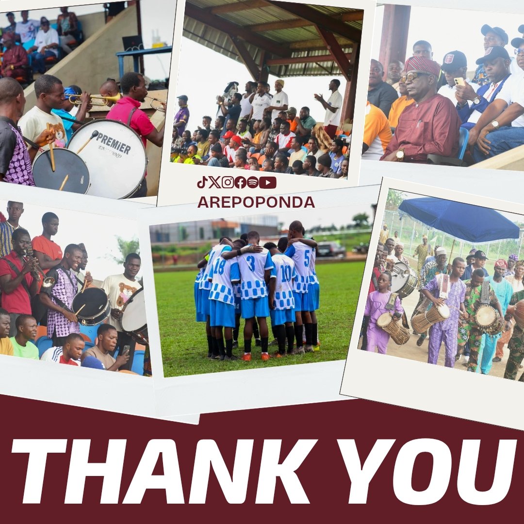 ileogbounitedfc's tweet photo. THANK YOU ILEOGBO 🩵⚽ 

We appreciate everyone who took out time to attend our opening match yesterday. 

Together we shall bounce back 💪🏽⚽
#NLO25
#TogetherWeCan #TogetherWeThrive https://t.co/qyqXpAm84W