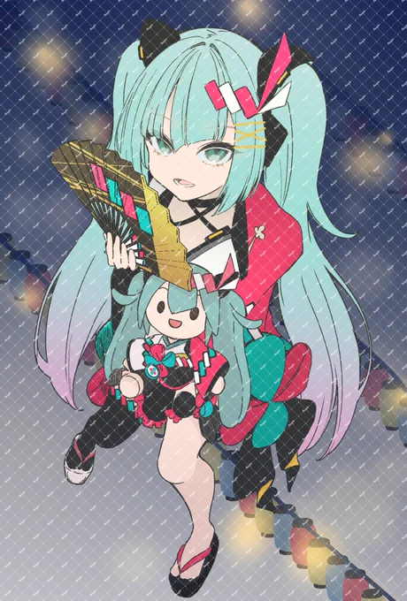 Skebありがとうございました!等身夏まつりちゃん久しぶりに描きました! 
