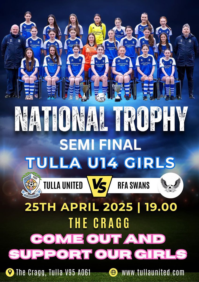 Best of luck girls 🏆