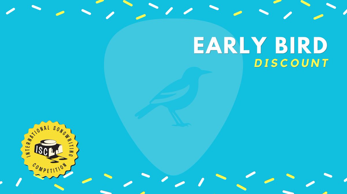 Just a friendly reminder!
The Early Bird entry fee for ISC 2025 is still available.
Why wait when you can save?  Enter at tinyurl.com/3b7b4xe4
#isc25 #songwriter #singersongwriter #songwriting #writer #music #songs
