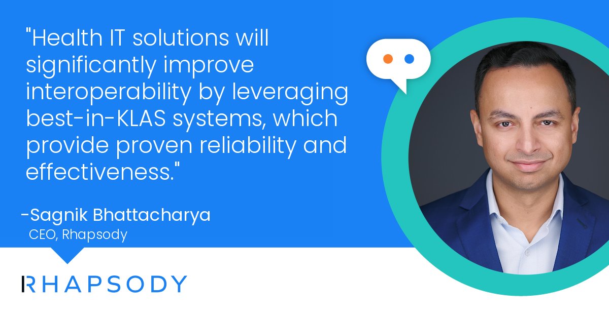 Rhapsody (@rhapsodyhealth) on Twitter photo True #interoperability means more than just moving data — it’s about delivering better care.
Rhapsody CEO Sagnik Bhattacharya shares in <a href="/hcittoday/">Healthcare IT Today</a> why modern, flexible tech that integrates #FHIR, #APIs, and #HL7 is the key to making it happen. healthcareittoday.com/2025/04/22/imp… True #interoperability means more than just moving data — it’s about delivering better care.
Rhapsody CEO Sagnik Bhattacharya shares in <a href="/hcittoday/">Healthcare IT Today</a> why modern, flexible tech that integrates #FHIR, #APIs, and #HL7 is the key to making it happen. healthcareittoday.com/2025/04/22/imp…
