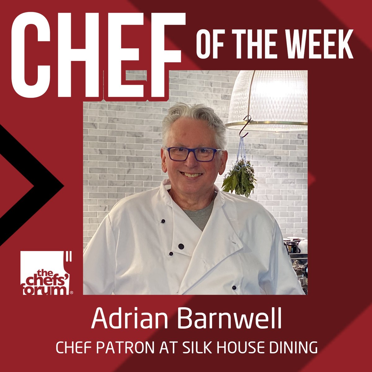 Chef of the Week: Adrian Barnwell, Chef Patron at Silk House Dining in Kent - He admires <a href="/philiphoward8/">philip howard</a> <a href="/jamesmartinchef/">James Martin</a> <a href="/CorrigansFood/">Richard Corrigan</a> - He can't cook without salt, water &amp; onions and he can't live without his oven and handmade Japanese knives #readmore 
thechefsforum.co.uk/chef-of-the-we…