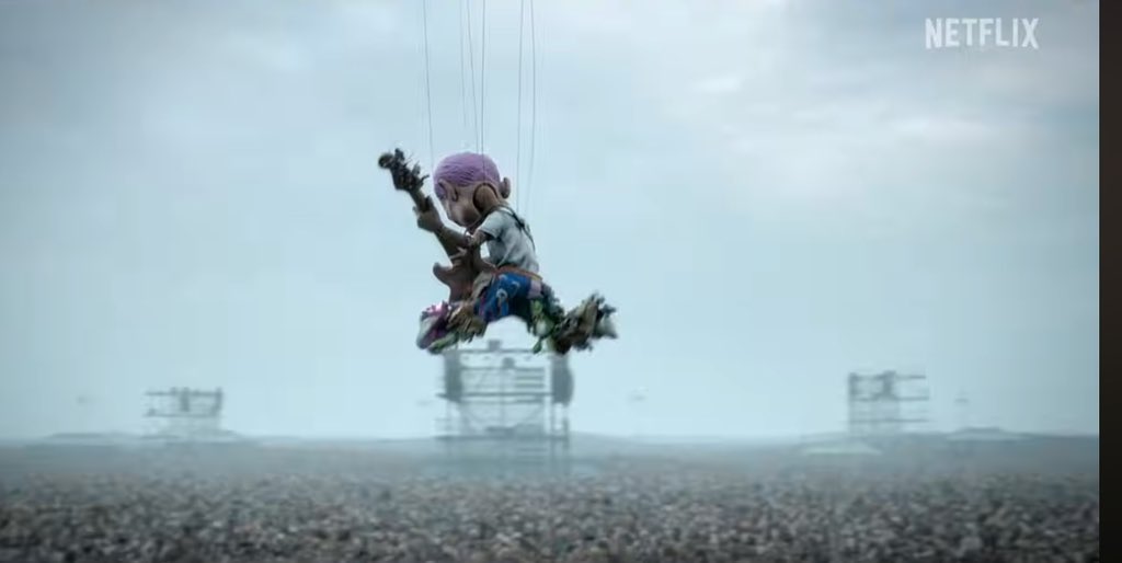 DiscussingFilm's tweet photo. David Fincher will be directing a new animated short film for ‘LOVE, DEATH + ROBOTS’ Season 4.

The film will be a unique take on the Red Hot Chili Peppers’ 2003 performance at Slane Castle, Ireland recreated with string-puppets. https://t.co/MoSOZjl3R3