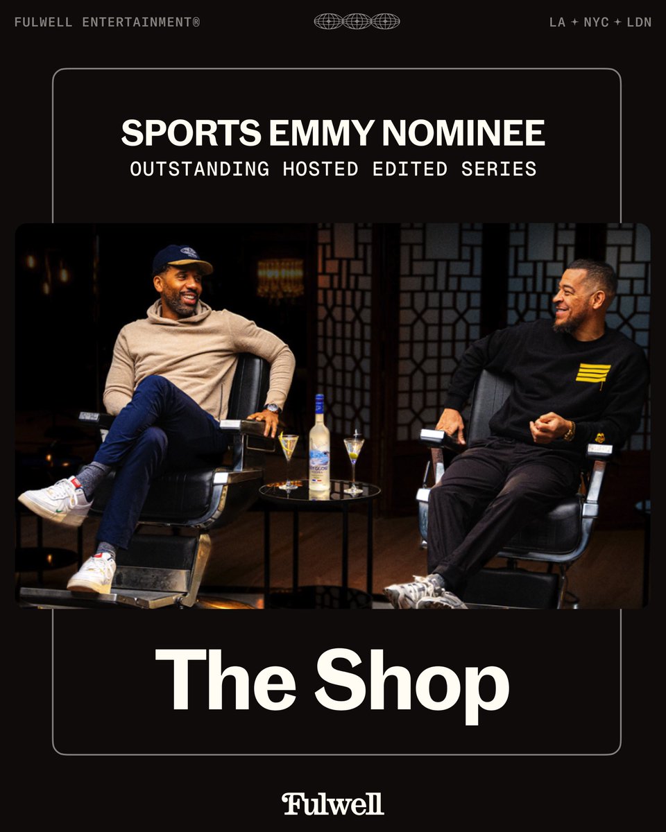 Not 1, not 2… but 3 #SportsEmmy nominations!🏆

Huge congratulations to our teams across <a href="/theshop/">The Shop</a> and <a href="/uninterrupted/">UNINTERRUPTED</a> and thank you to NATAS for recognizing the stories that we love to tell 🙌🏾
