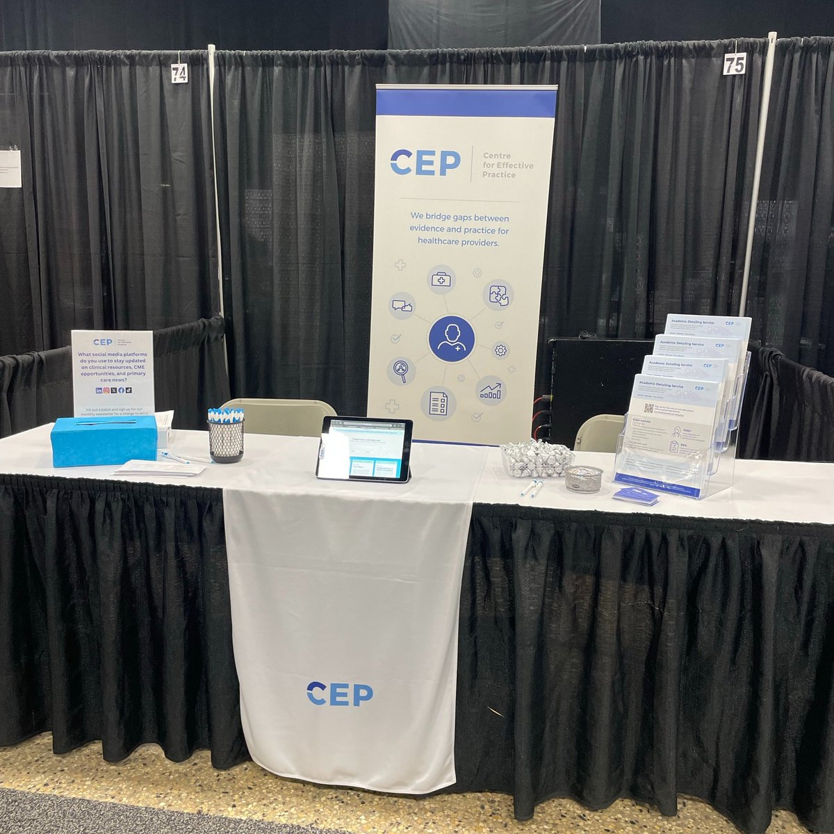📢  Calling all #RURALREMOTE2025 attendees from Ontario!

Want free, tailored CME at a time and place that's convenient for you? Come chat with Victoria at booth #75 to learn about our Academic Detailing Service.

🔗 cep.health/academic-detai…