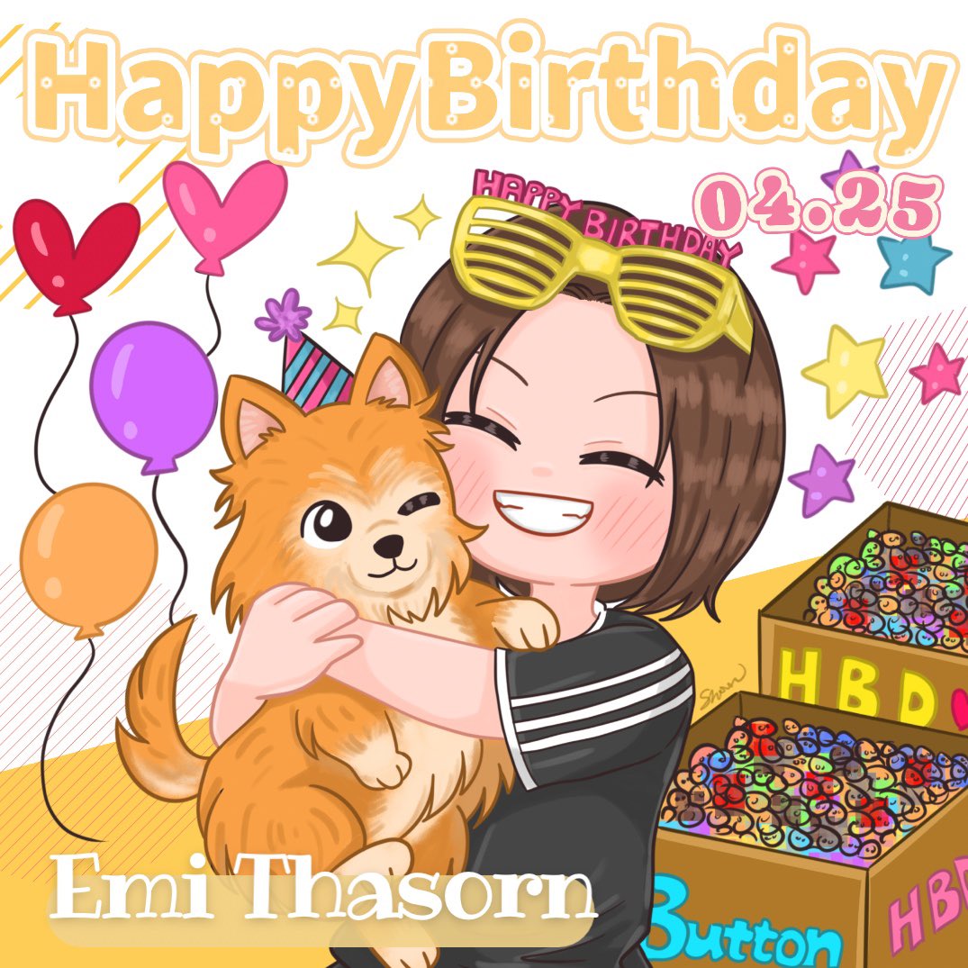 Happy Birthday, Emi💖
Wishing you joy every day, a life full of happiness, and good health.
May all your dreams come true, and may your upcoming fan meetings and concerts go smoothly and successfully!
Looking forward to seeing you at the Taipei fan meeting!🥰

HAPPY BIRTHDAY EMI