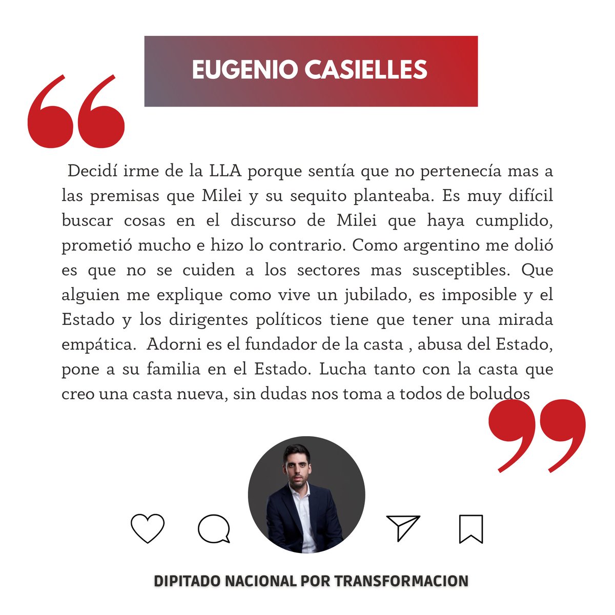 <a href="/EugeCasielles/">Eugenio Casielles</a> <a href="/DarioDelArco/">Darío Del Arco</a> <a href="/ecomedios1220/">Eco Medios</a> #AUDIO ☎ Eugenio Casielles <a href="/EugeCasielles/">Eugenio Casielles</a> (Diputado de la Ciudad Autónoma de Buenos Aires por Transformación) con <a href="/DarioDelArco/">Darío Del Arco</a> <a href="/ecomedios1220/">Eco Medios</a>

radiocut.fm/audiocut/eugen…

#BuenJueves