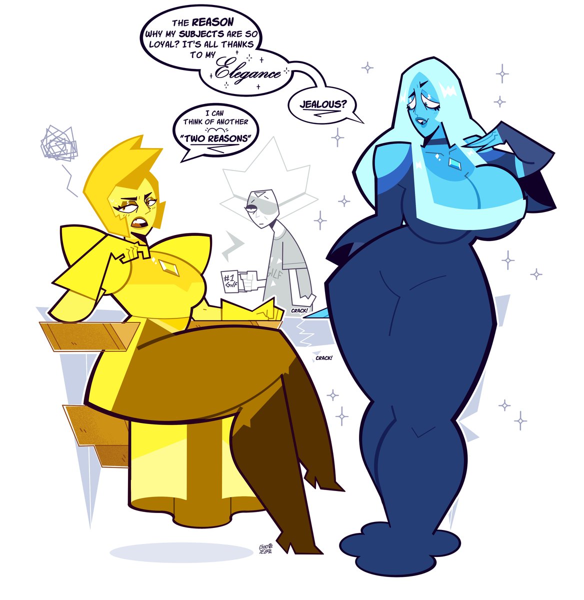 goodbyellow's tweet photo. Steven Universe's gals are out of this world🌎🌍 https://t.co/hpmQOZAIQw
