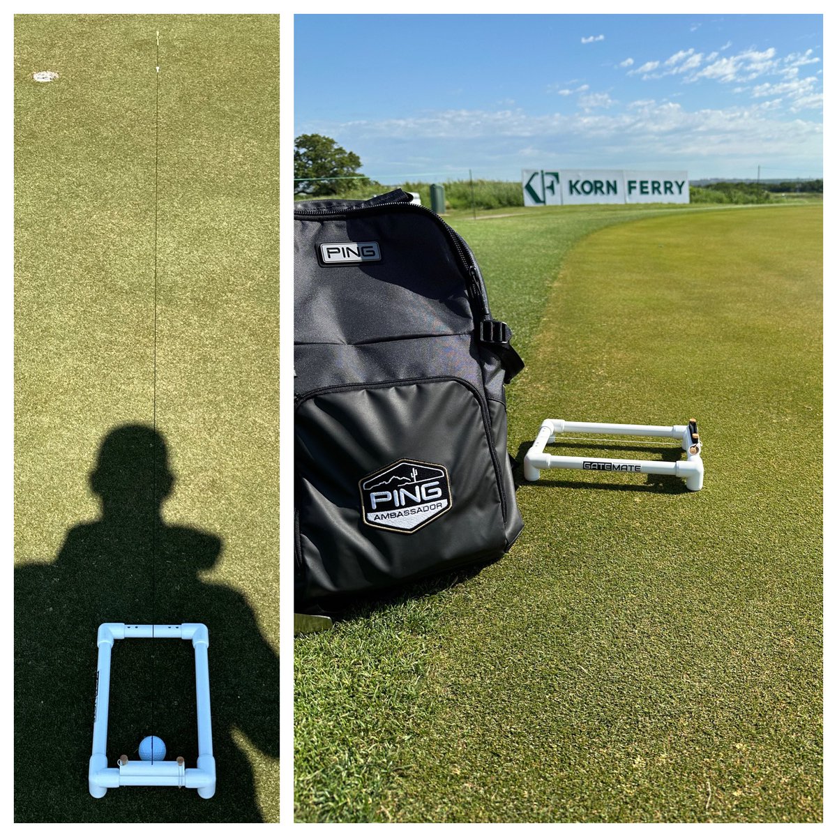 Quite enjoying <a href="/GateMateGolf/">GateMate</a> new tool for improving green reading AND your start line / aim <a href="/KornFerryTour/">Korn Ferry Tour</a> Arlington, Tx. Really cool training aid!