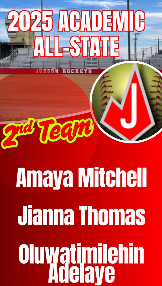 rocketball_JHS's tweet photo. Congratulations to our Academic All-State Recipients!❤️🎂🥎🚀@JudsonISD @JISD_ATHLETICS @JISDRocketPride @judson_jaguar @WHMSAthletics https://t.co/3jipiMLA4D