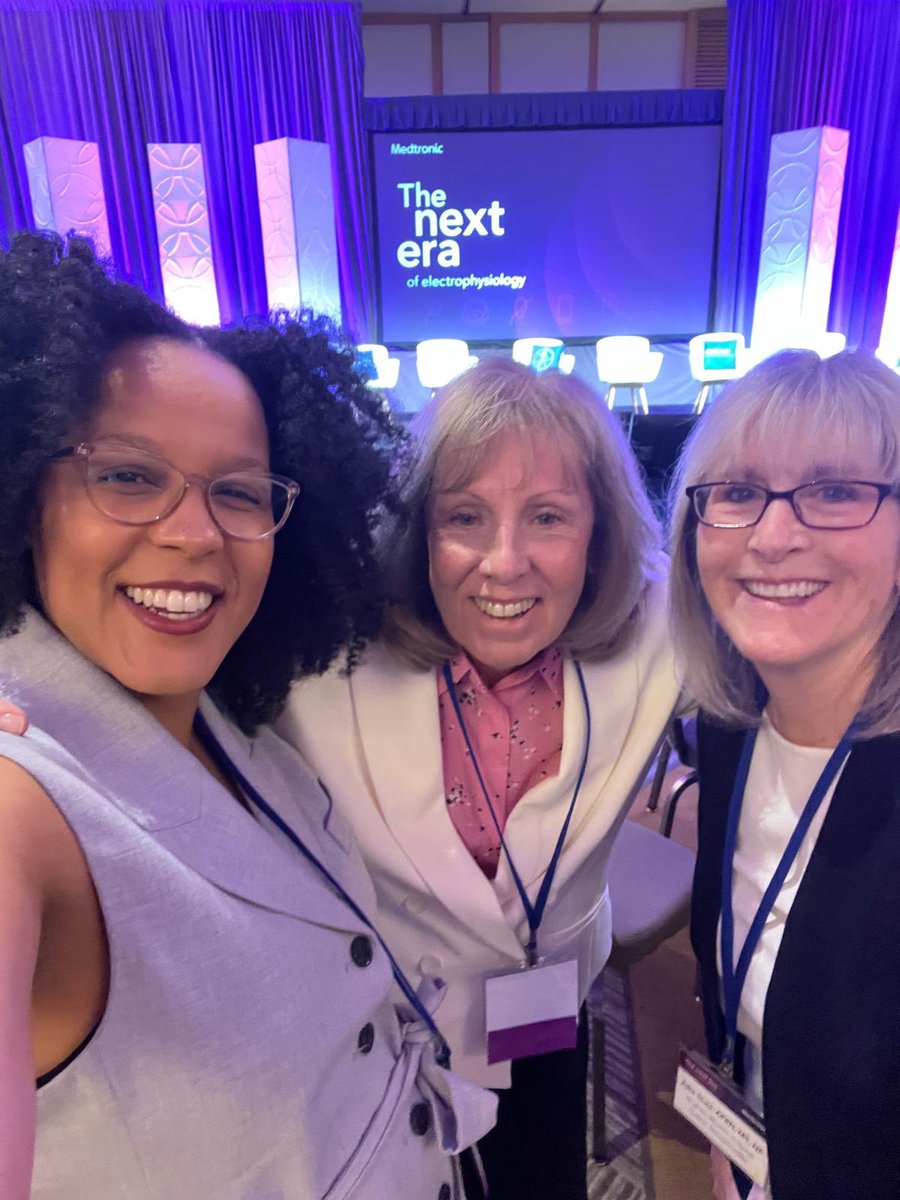 Ariat104's tweet image. Kicking #HRS2025 off at the Medtronic AHP Program.  @ferrick_aileen discussing #remotemonitoring and Beth Loessin reviewing dedicated  #afclinics including the new HRS document on AF Centers of Excellence  @HRSonline #epeeps