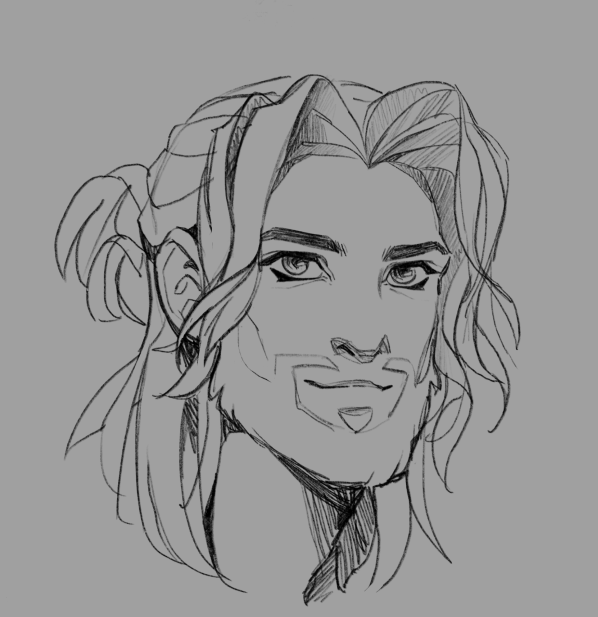 #characterart from <a href="/Pocket_0rchard/">PocketOrchard</a>. Can't wait for my #conceptart tonight!
