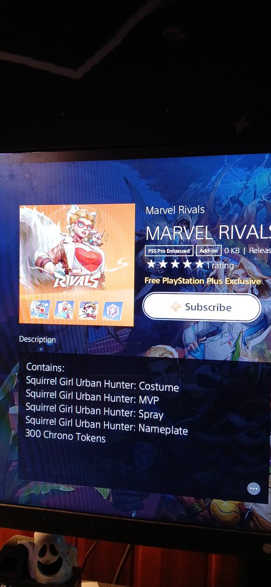 Pandyful__'s tweet photo. I would love a refund for this outfit since I bought it and now it's a ps plus pack 🙄 @MarvelRivals https://t.co/ezefimTwkB