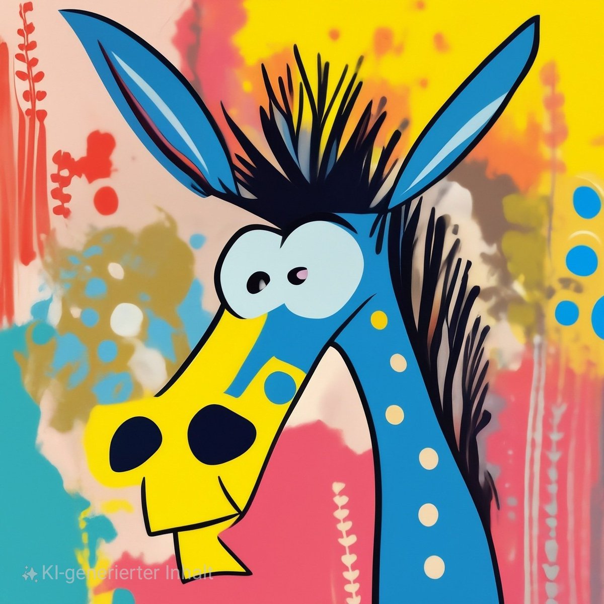 Er glaubt nicht, was er sieht. #punkydonkey