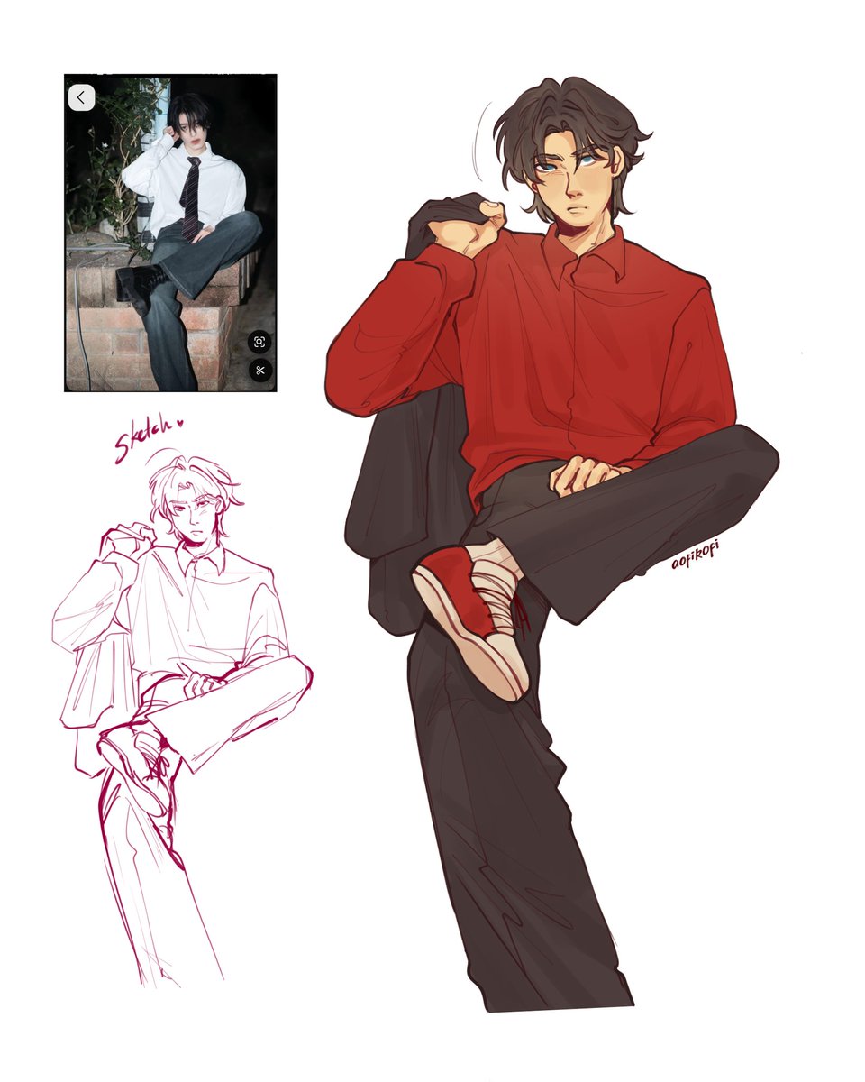 "Many wondered why the young CEO, Timothy Drake-Wayne, favors loose baggy suits on his recent appearances" the Gotham Gazette reported. (1/2)

#timdrake #redrobin #dccomics