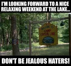 ogs_ca's tweet photo. #Camping #TheOutdoors #JasonVorhees #CampCrystalLake #The80s 

Watch out if the parents try and take you camping this summer. https://t.co/dwOhnN08gE