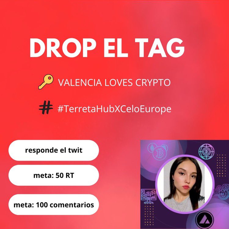 Gen_crypto10's tweet photo. 🚨Hey mi querida #LatamFam🚨
¡Es momento de hacer ruido juntxs!
Hagamos un trending con la comunidad👇🏻
⚠️ Comenta esto aquí abajito:
🔑 VALENCIA LOVES CRYPTO
#TerretaHubXCeloEurope
¡Tú comentario suma y hace la diferencia!
Let’s gooo que esto se pone bueno…👀
Juntos podemos mostrar que la comunidad es fuerte y seguro que podemos cumplir la meta. 🫶🏻🙌🏻