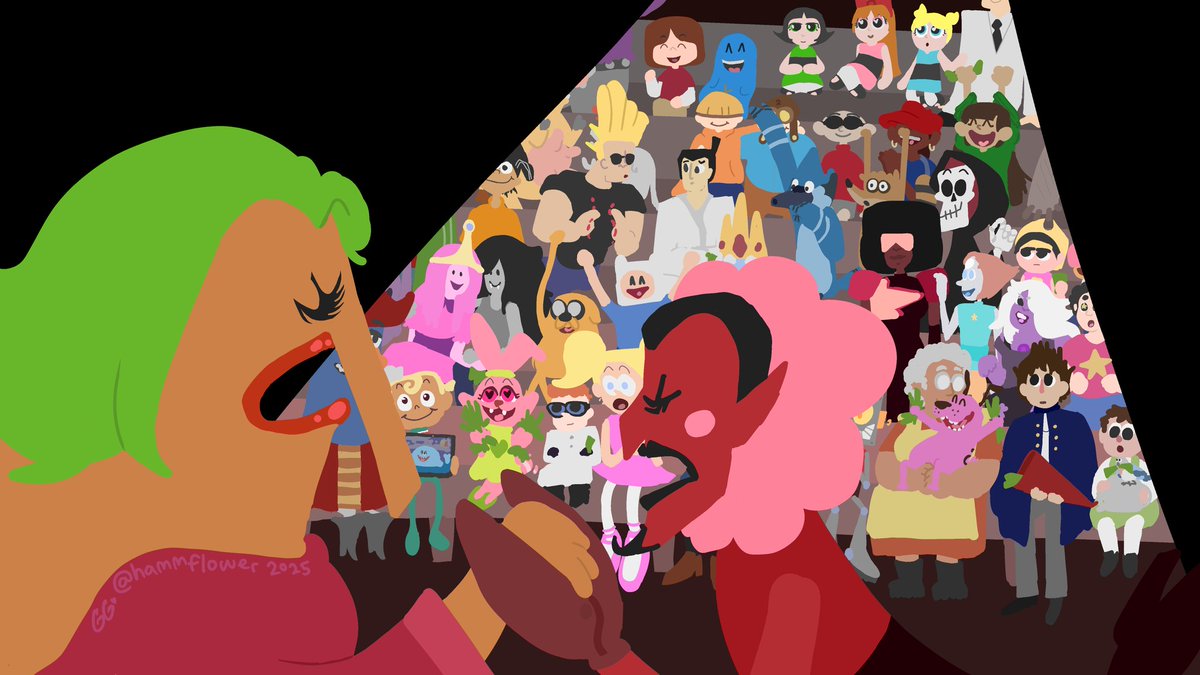 hammflower's tweet photo. drink specials poster for last weeks cartoon network themed drag show! i had a lot of fun with this one, and it was a really fantastic show!

i have more of these on my other socials.. ill upload more here when i have time!

#cartoonnetwork #drag #lgbt #digitalillustration https://t.co/0DgAlKDqnz