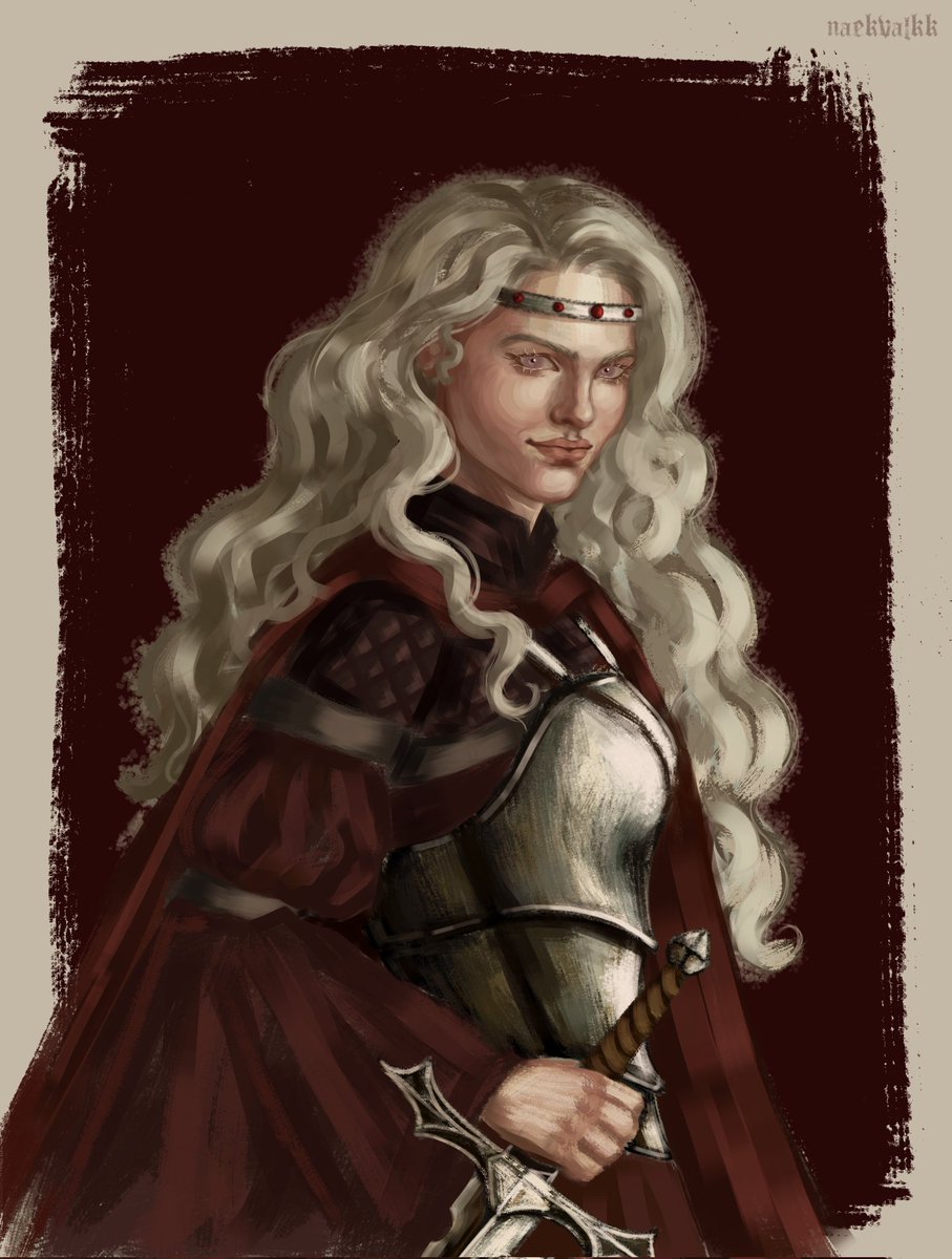 nashavalla's tweet photo. Rhaenys Targaryen llegó.

3/3 retratos de los conquistadores.

Psdt: pueden seguirme en Instagram, estoy más activa por ahí 🫶

#art #housetargaryen #rhaenystargaryen #hotd https://t.co/AhlP5YCcpj