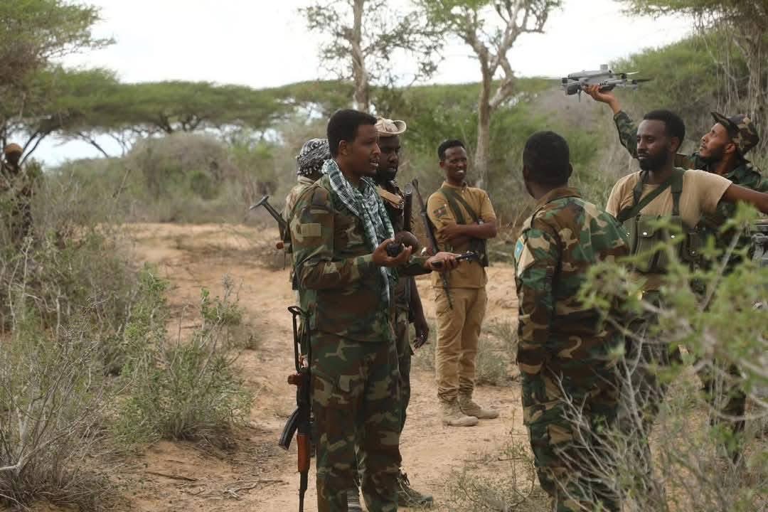 The terrorists who were given a harsh lesson this morning in Wagardaadi were led by the Commander of the Land Forces, Gen. Khalid, who had masterminded that fierce engagement in which the Khawarij were decisively defeated.

#Somalia 
#wagardhaadhi