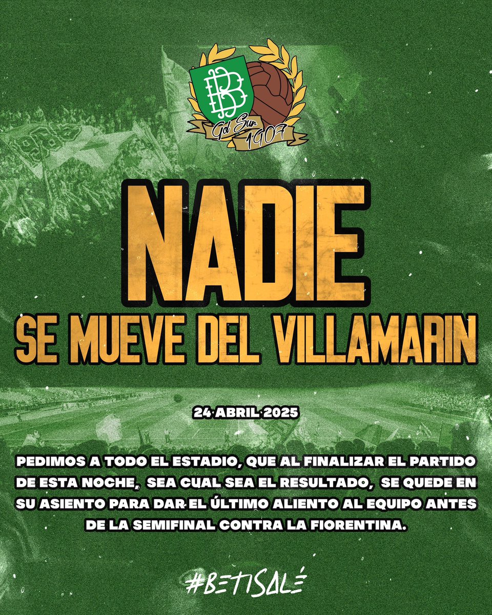 📣 NADIE SE MUEVE DEL VILLAMARÍN.