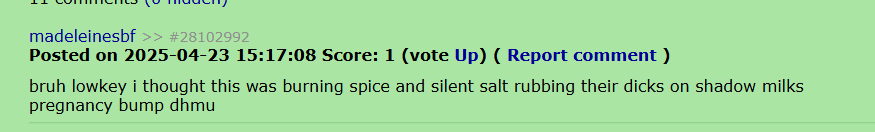 I BEG YOUR FINEST PARDON...????