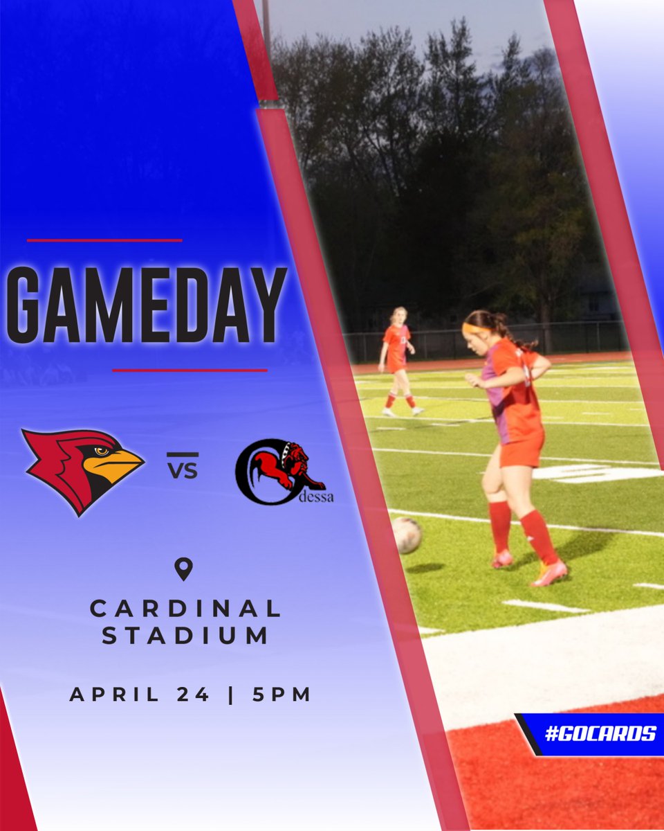 GAMEDAY
Cards take on the Odessa Bulldogs at home. 
Varsity will kick things off tonight at 5pm with JV to follow.