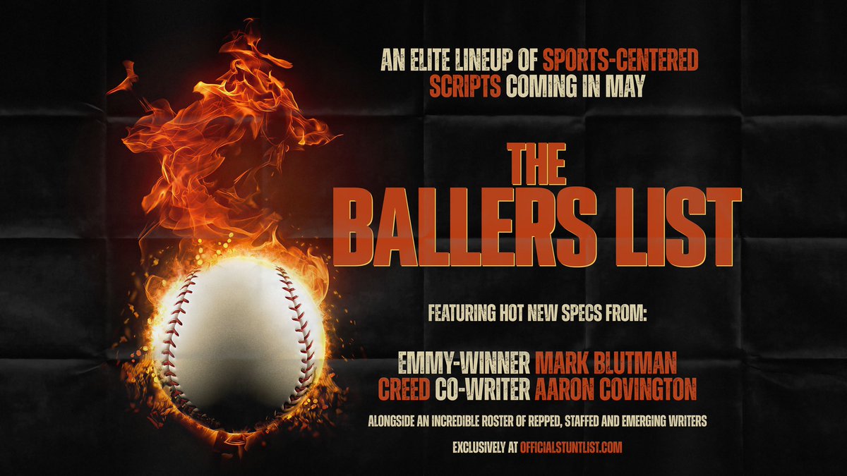 THE BALLERS LIST—

An elite lineup of HOT NEW sports-centered specs… coming in May.

Industry members can sign up for a VIP first look by smashing that portal in my bio.