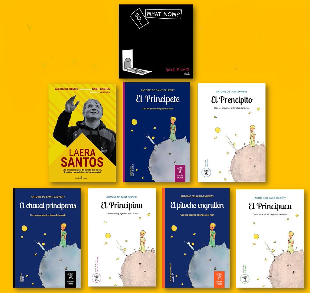 DesdeTuma's tweet image. 🟡 Recordad que mañana, viernes 25, estaremos con la firma de «El chaval principeras» en la Feria del Libro de Arganzuela, de 19 a 21, en la caseta de @pulgarcito_ . Y tendremos más títulos de nuestro catálogo. ¡Pásate, te esperamos!