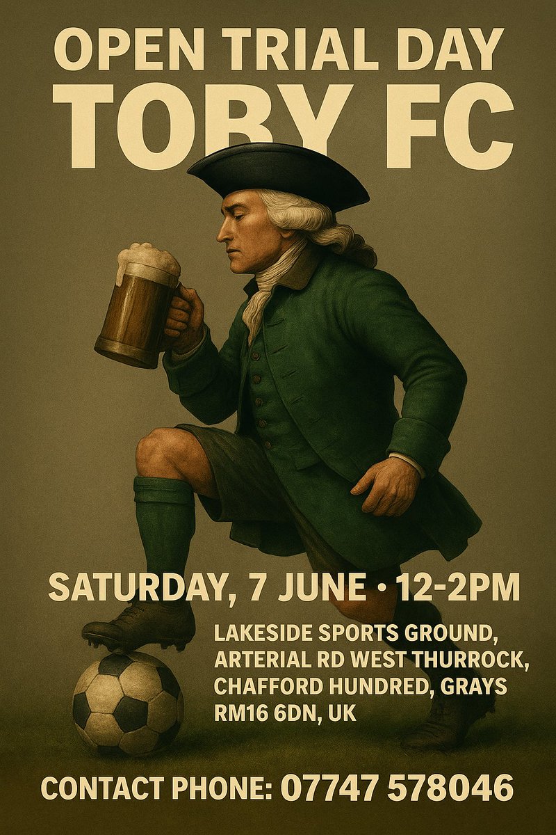 TobyFC_'s tweet image. 📢 𝐎𝐩𝐞𝐧 𝐓𝐫𝐢𝐚𝐥 𝐃𝐚𝐲  🔔🚨⁣⁣⁣

Our Men’s 1st &amp;amp; Reserve Teams are looking for committed players for the 2025/26 season. 
⁣⁣
𝐑𝐞𝐠𝐢𝐬𝐭𝐞𝐫 𝐡𝐞𝐫𝐞:⁣⁣
tinyurl.com/Toby-Trial-Day⁣⁣
⁣⁣
Join us for a chance to show off your skills on 🎥 as our showcase game will…