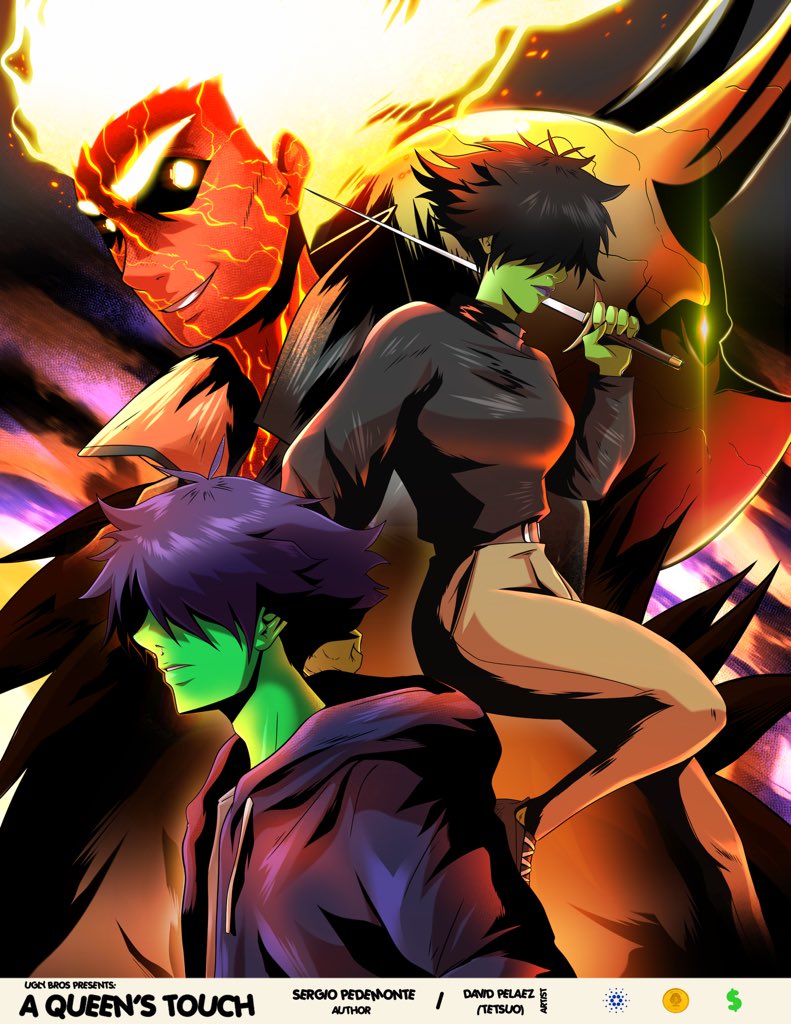 Presenting Issue 1 from the Ugly Universe comic book collection —
Volume 1: “A Queen’s Touch.”

Enjoy the read! If you like what you see, don’t forget to like, retweet, and share it with a friend.

🧵1/10
(Page 1 below)