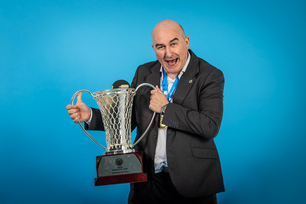 Take us there coach! 🗣️

Jaume Ponsarnau is a #FIBAEuropeCup CHAMPION. 🏆