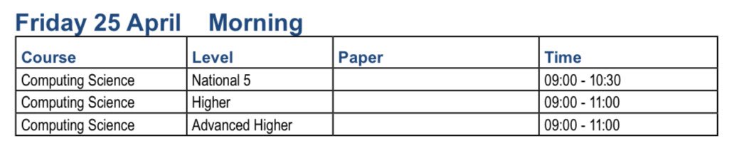 St. Ninian's Computing Department (@stninianscomp) on Twitter photo Wishing all our Computing Scientists the best of luck tomorrow in their SQA exams. You have all worked extremely hard and we are very proud of you. You got this! 👍 <a href="/stninianshigh/">Saint Ninian's</a> Wishing all our Computing Scientists the best of luck tomorrow in their SQA exams. You have all worked extremely hard and we are very proud of you. You got this! 👍 <a href="/stninianshigh/">Saint Ninian's</a>