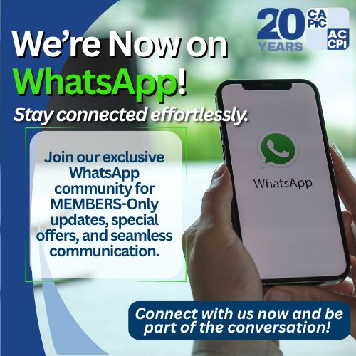 capicaccpi's tweet image. 🚨 Big news for CAPIC members! We’re now on WhatsApp 💬 Stay updated, get key announcements &amp;amp; connect with your CAPIC network in real time.
Join here 👉 chat.whatsapp.com/J0ijen6EKs0AG8…
📩 membership@capic.ca
#CAPIC #StayConnected #WhatsAppUpdates