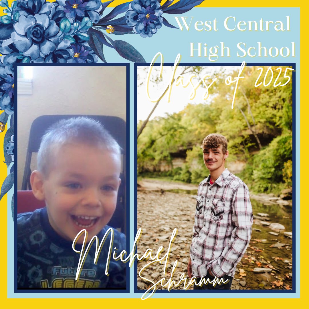 Congratulations on your upcoming graduation, Michael Schramm! We are proud of you!