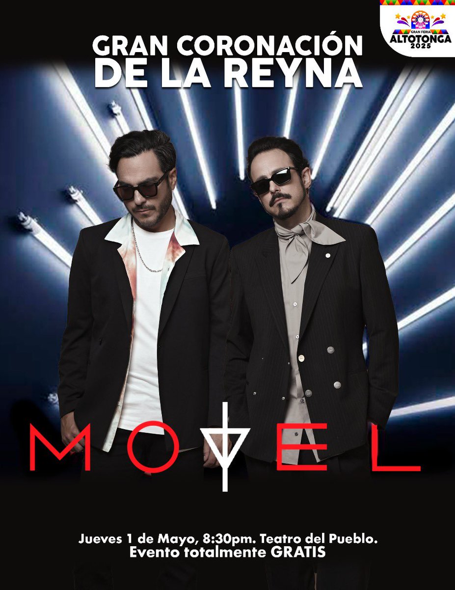 ¡Veracruz! Nos vemos el próximo jueves, 1 de mayo en la Gran Feria Altotonga 2025, ¡la entrada es libre! 🚀✨

¿A quién vemos por allá?