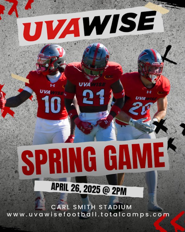 Thanks <a href="/KirbyCannon4/">Kirby Cannon</a> for the invite! Excited to attend UVA Wise In person Junior Day and spring game April 26th! <a href="/CoachGaryBass/">Gary Bass</a> <a href="/EdCollins26/">Coach Ed Collins</a> <a href="/CoachNell/">Darnell Parker</a>