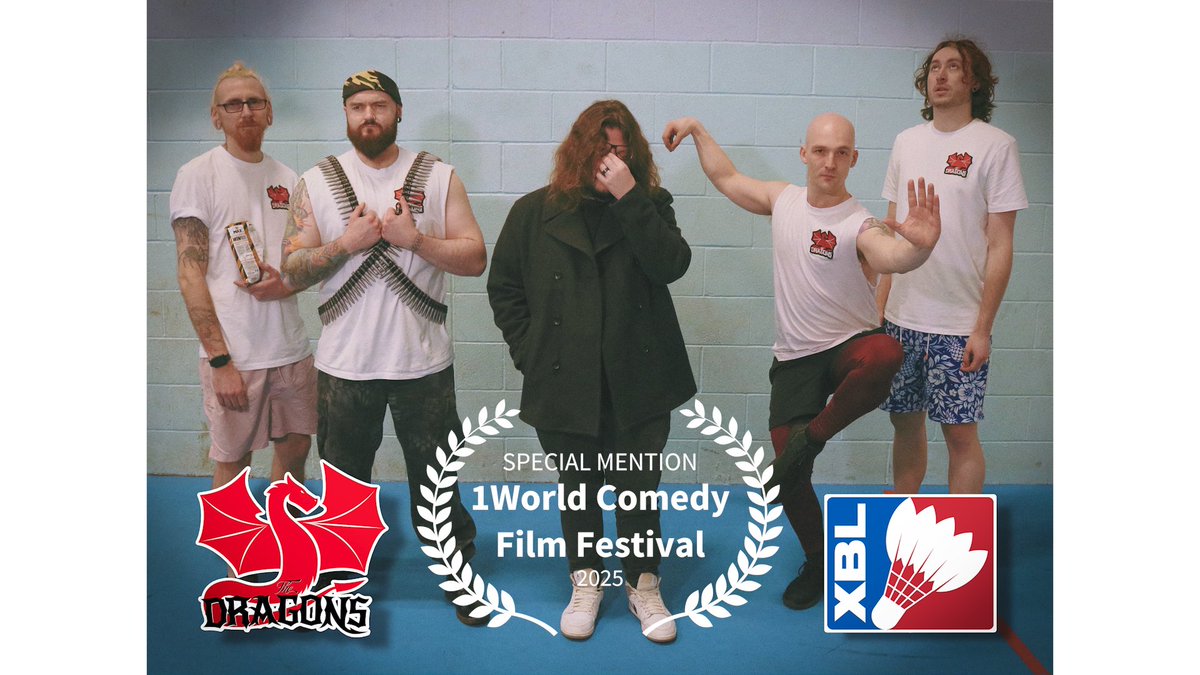 BlueDot_Films's tweet photo. The music video for 40,000 Leagues - The Dragon Will Rise, received a special mention from 1World Comedy Film Festival.

Well done to the amazing people that helped bring this bonkers project to life.

You can watch the full music video on the link below:
https://t.co/oUXJeo9jZh https://t.co/9hepaUuIBT