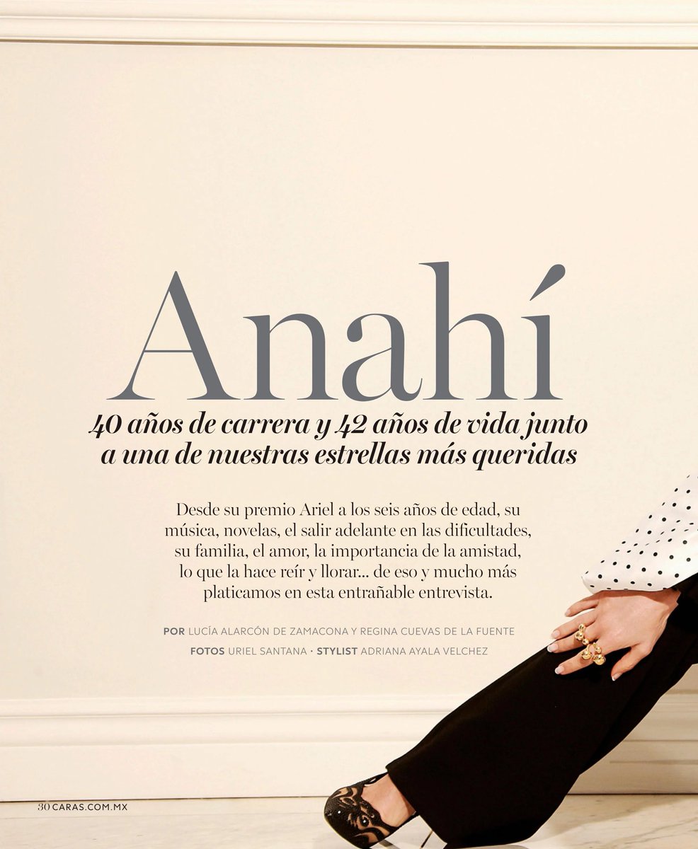 SupportAny's tweet photo. 📸 | Anahí para a Revista Caras https://t.co/rRlWkeiJJl