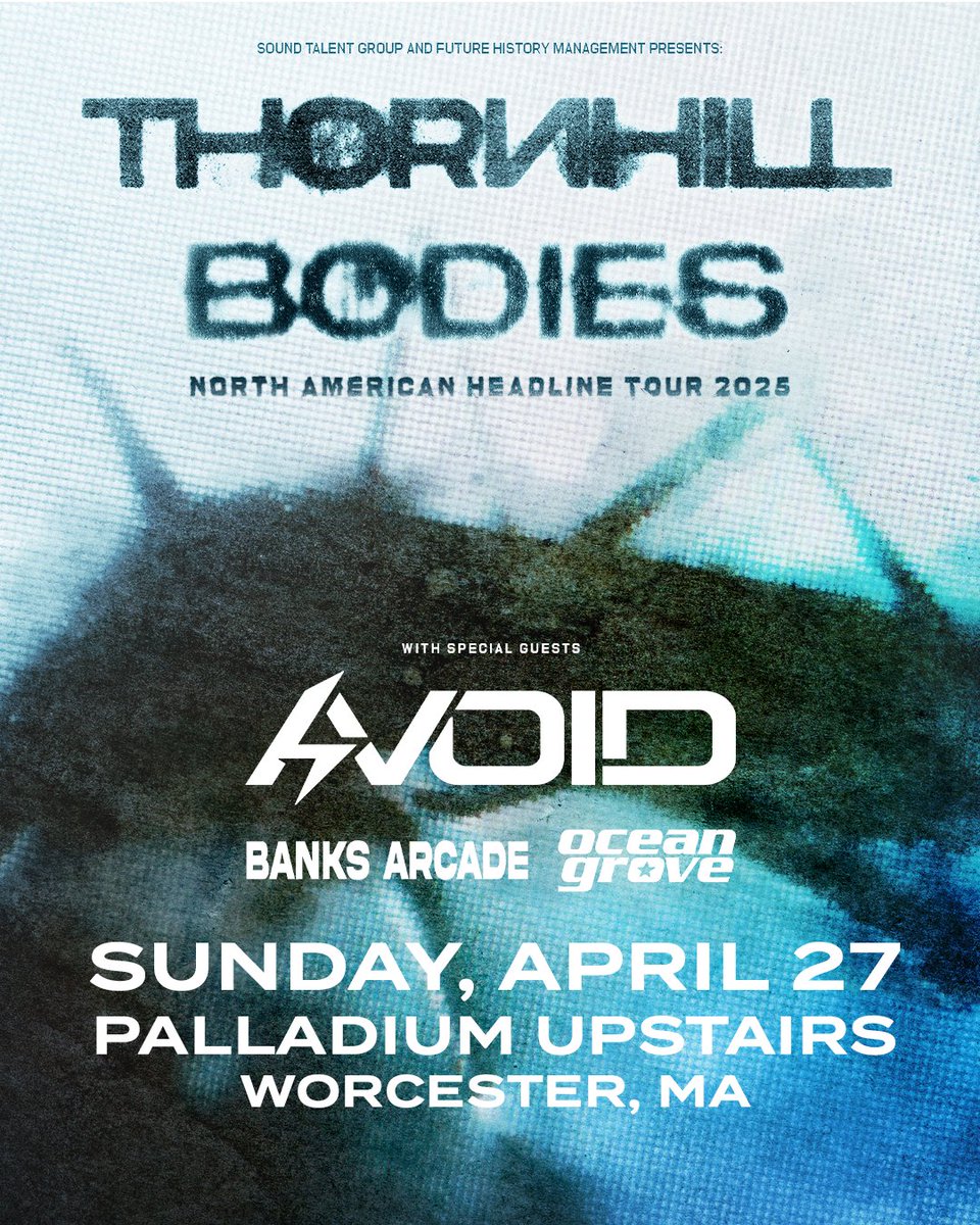 palladiumshows's tweet photo. We got @thornhillmelb at the Palladium Upstairs TONIGHT with @AVOIDKICKSASS, @banksarcade &amp; @oceangrove!

Grab your tickets: https://t.co/vm58gyfg1A https://t.co/qSghMYgWaH